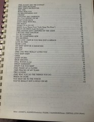 The Smokey Robinson, Silver Anniversary, Spiral Songbook, 1982