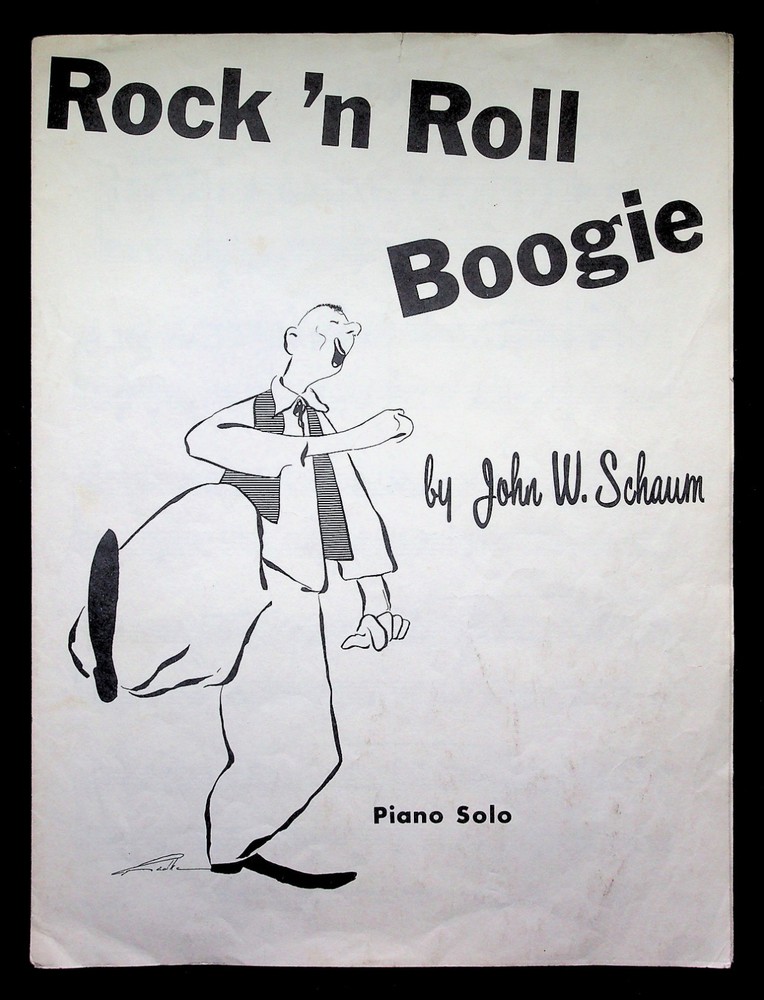 Sheet Music ROCK &lsquo;N ROLL BOOGIE Piano Solo by John W Schaum ©1956