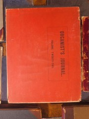 Antique Set Of 6 Collectors Organist Books, Sheet Music See Description