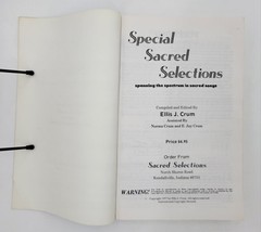 Special Sacred Selections Song & Music Book Paperback Blue 1977 Pew Edition VG