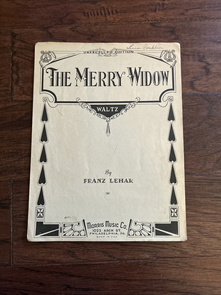 The Merry Widow “Waltz” By Franz Lehar-The Morris Music Publishing Co