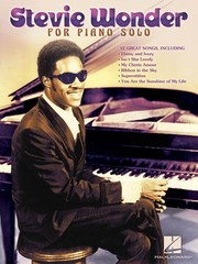 Stevie Wonder Piano Solo Personality Sheet Music 12 Pop Songs Hal Leonard Book