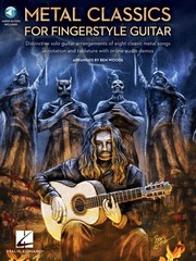 Metal Classics Fingerstyle Guitar Tab Sheet Music Ben Woods Book & Online Audio