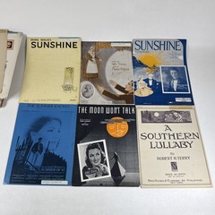 Vintage 1920&rsquo;s-1950&rsquo;s Large Sheet Music Lot Of 115 (1)