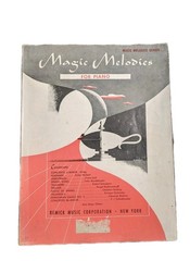 VTG 1943 Magic Melodies For Piano Sheet Music Book Intermediate To Advanced