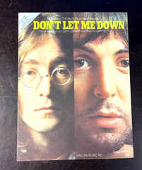BEATLES 1969 DON&rsquo;T LET ME DOWN -SHEET MUSIC Charles Hansen Rare SUPER NICE 3474