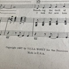 An Old Guitar and An Old Refrain by Kahn, Black & Moret Sheet Music Artwork 1927