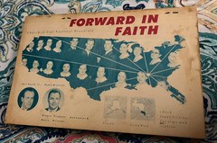 Vntg FORWARD IN FAITH Christian / Gospel Songbook Tennessee Music (1959/PB)