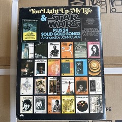 You Light Up My Life & Star Wars 24 Songs Trumpet Clarinet Sax Songbook VTG 1977