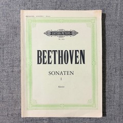 BEETHOVEN SONATEN I Klavier Piano Sheet Music EDITION PETERS, Nr. 296a