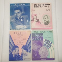 Vintage Sheet Music Lot Of 60 1950ish Show Tunes & Other Classics Great Graphics