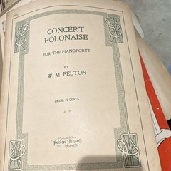 Theodore Presser Concert Polonaise for the Pianoforte Sheet Music Piano Solo