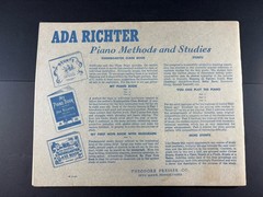 Vintage 1941 My Own Hymn Book Easy Piano Arrangements Ada Richter Sheet Music
