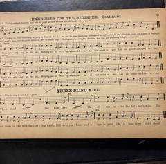 1885 The Sentinel Music Choral Book