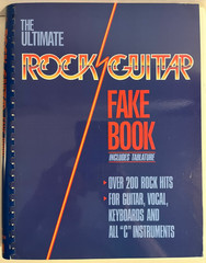 Ultimate ROCK GUITAR FAKE BOOK Guitar Tab Piano Sheet Music Songbook – Excellent