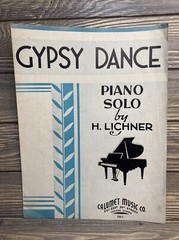Vintage Sheet Music Gipsy Dance Mort Glickman H Lichner 1935￼