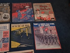 Lot of 10 Antique Sheet Music Romantic Love War Songs ORIGINAL