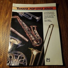 Yamaha Pop-Style Solos Clarinet Book 1 Sheet Music Alfred 1994