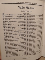 VADE MECUM : Motets Hymns & Offertories for Male Voices – 1939 Vintage Paperback