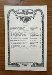1959 Sacred Choral Sheet Music They That Know Thy Name SATB Glarum Wood #753