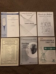 Choral Music Arrangements — Total of 23 Compositions — Condition Varies w/ ea