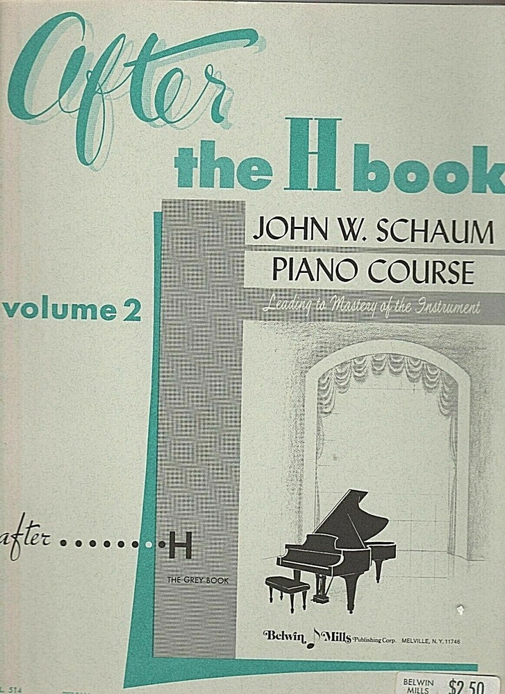After H book John Schaum piano course 32 pages vol 2