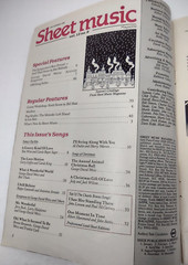 Sheet Music Magazine Standard Piano Guitar A Christmas Gift of Music Dec 1988