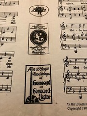 1927 Lindermann German Drinking Song Sheet (Trink Trink Bruderlein Trink)