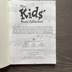 The Kids&rsquo; Music Collection Easy Piano Dan Coates Song Book 1998 Warner Bros