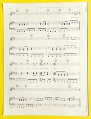 Summertime Blues Sheet Music Piano La Bamba Movie Soundtrack Theme WB USA SELLER