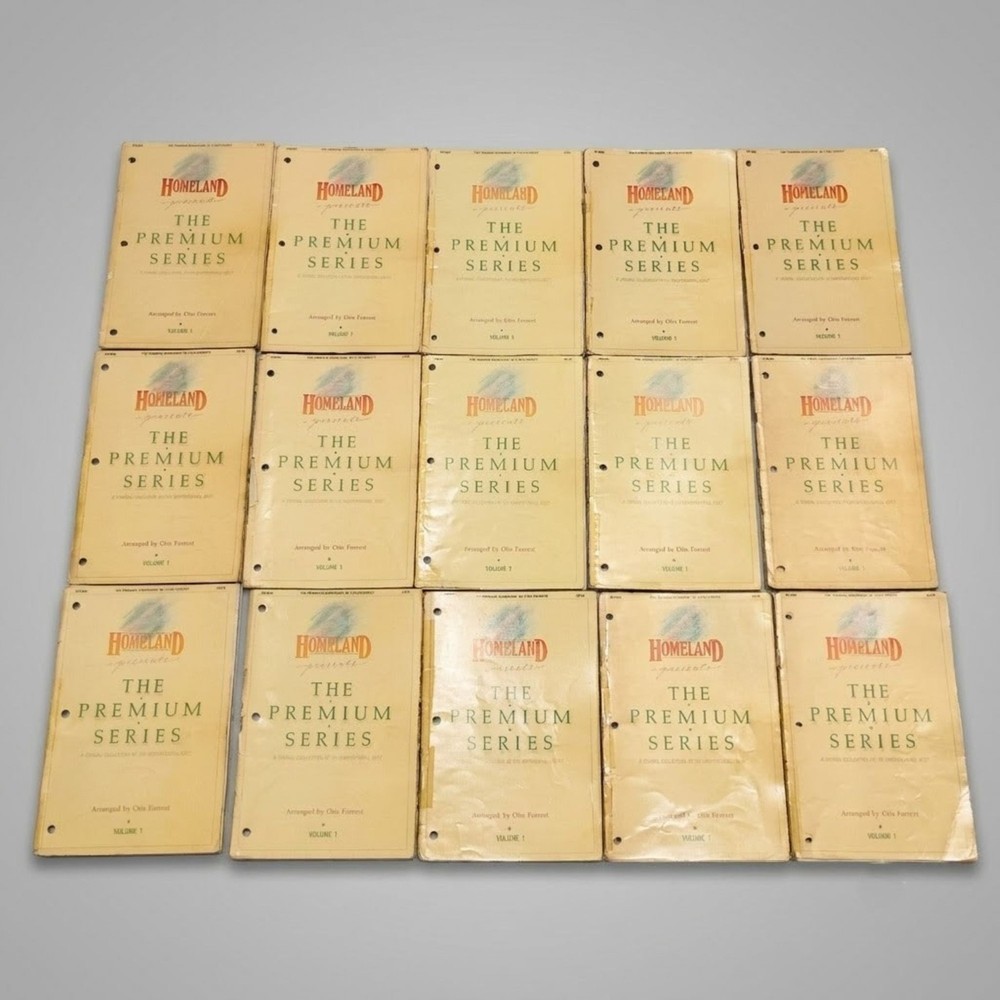LOT OF 15 Southern Gospel Music Songbooks Homeland Presents Choral SATB 10 Songs