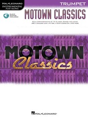Motown Classics Trumpet Solo Sheet Music 15 Pop R&B Songs Play-Along Book Audio