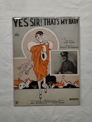 Yes Sir! That&rsquo;s My Baby by Irving Berlin INC 1925 Vintage Antique Sheet Music