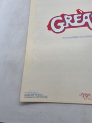 Grease Recorded by Frankie Valli 1978 Sheet Music Piano Vocal Guitar