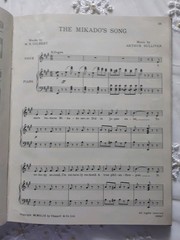 VOCAL GEMS FROM GILBERT & SULLIVAN – 1950 – 31 Pages- HARDBACK