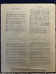Antique 1912 Carrie Jacobs-Bond Sheet Music « Seven Songs » Art Noveau Chicago