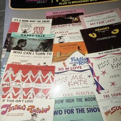 Easy Piano Songbook Broadway Memory Plus 15 Broadway Hits Dan Fox 1984 VG Cond A