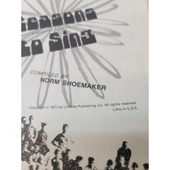 Reasons to Sing A Songbook for Youth Today Lillenas Publishing Co. 1971