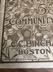Twice 55 Community Songs I hear America Singing 1919 C C Birchard & Co Boston