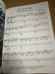 YES Close To The Edge Songbook Piano Guitar Lyrics Photos NO RECORD VG