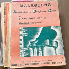 Vintage 1940s Sheet Music Collection Lot 30+ Piano Vocal Duet Classic Hits Rare
