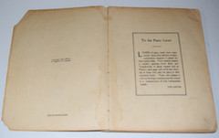 Piano Pieces The Whole World Plays by Albert E. Wier Antique 1918 Music Book #2