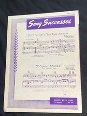 Sheet Music Lot 4 Count Every Star Sparrow In The Tree Top Old Master Painter