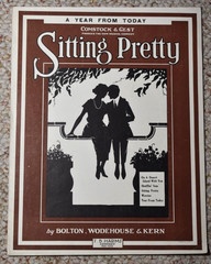 1924 Sitting Pretty Sheet Music A Year From Today Jerome Kern PG Wodehouse