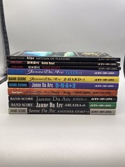 10 Books Janne Da Arc Japanese Music LOT BAND SCORES + SOLO PROJECTS Shinko