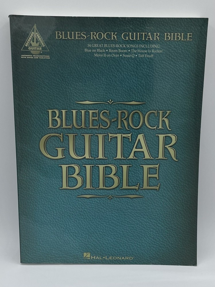 Hal Leonard Blues-Rock Guitar Bible Trade Paperback Book Jimi Hendrix Doors