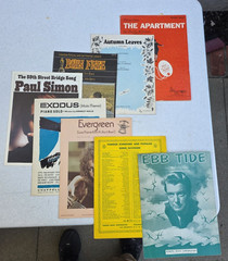 Lot of Vintage Sheet Music Bundle Show Tunes / Holidays / Classical – 6lbs