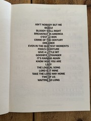Supertramp Anthology 112 Page Guitar Piano Vocal Music Book (RARE Out of Print)