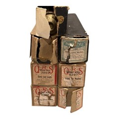 Vintage QRS Player Piano Word Roll Lot 7 Jazz Pop Begin The Beguine Night Day