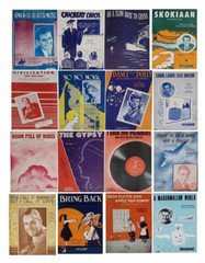 Lot of 16 Various Artists Genres & Eras Sheet Music